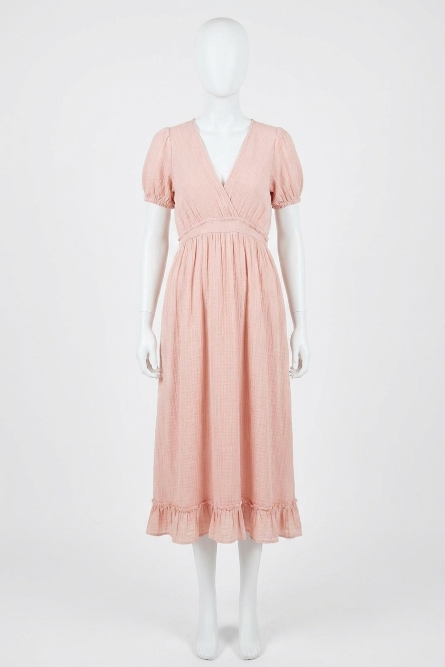 NEW HATCH women's amelia dress in wild aster